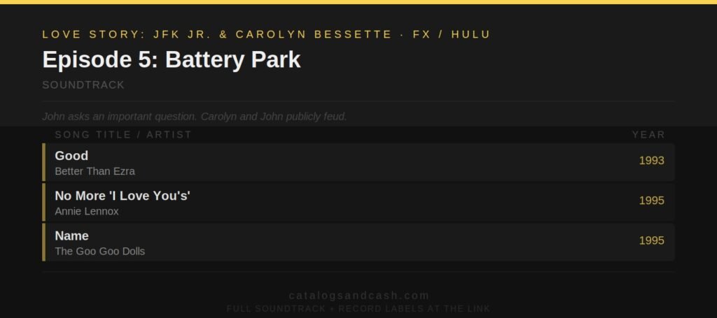 Battery Park Songs